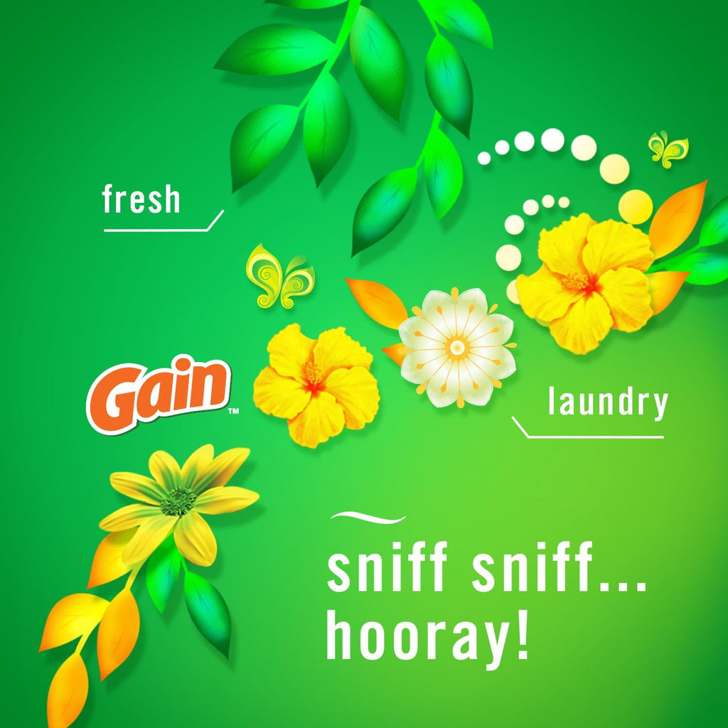 Plug-In Air Freshener, Odor-Fighting Scented Oil Refill, Air Fresheners for Home, Bathroom and Kitchen, Long Lasting, Gain Original Scent, 0.87Oz Refills, Blue and Green, 3 Count