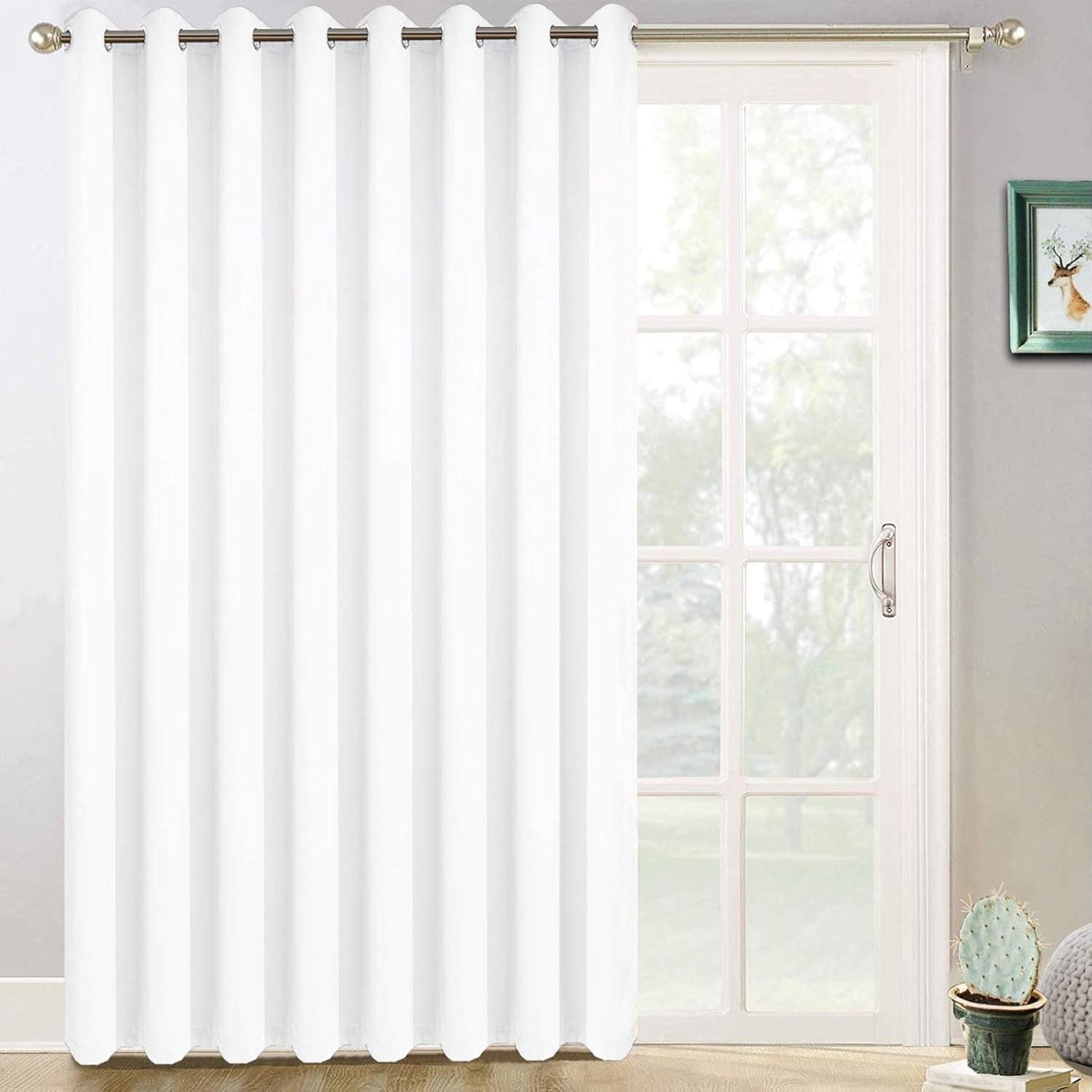 Room Darkening Gray Blackout Curtains 84 Inch Long Light Blocking Thermal Insulated Window Treatment Grommet Drapes for Bedroom Living Room, 52W X 84L, Grey Curtains, 2 Panels