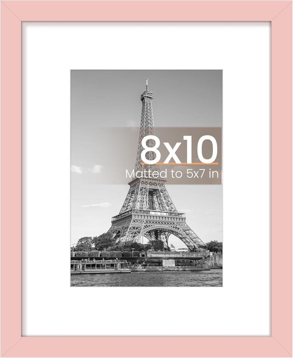 11x14 Black Picture Frame – Wall Hanging with Mat Option