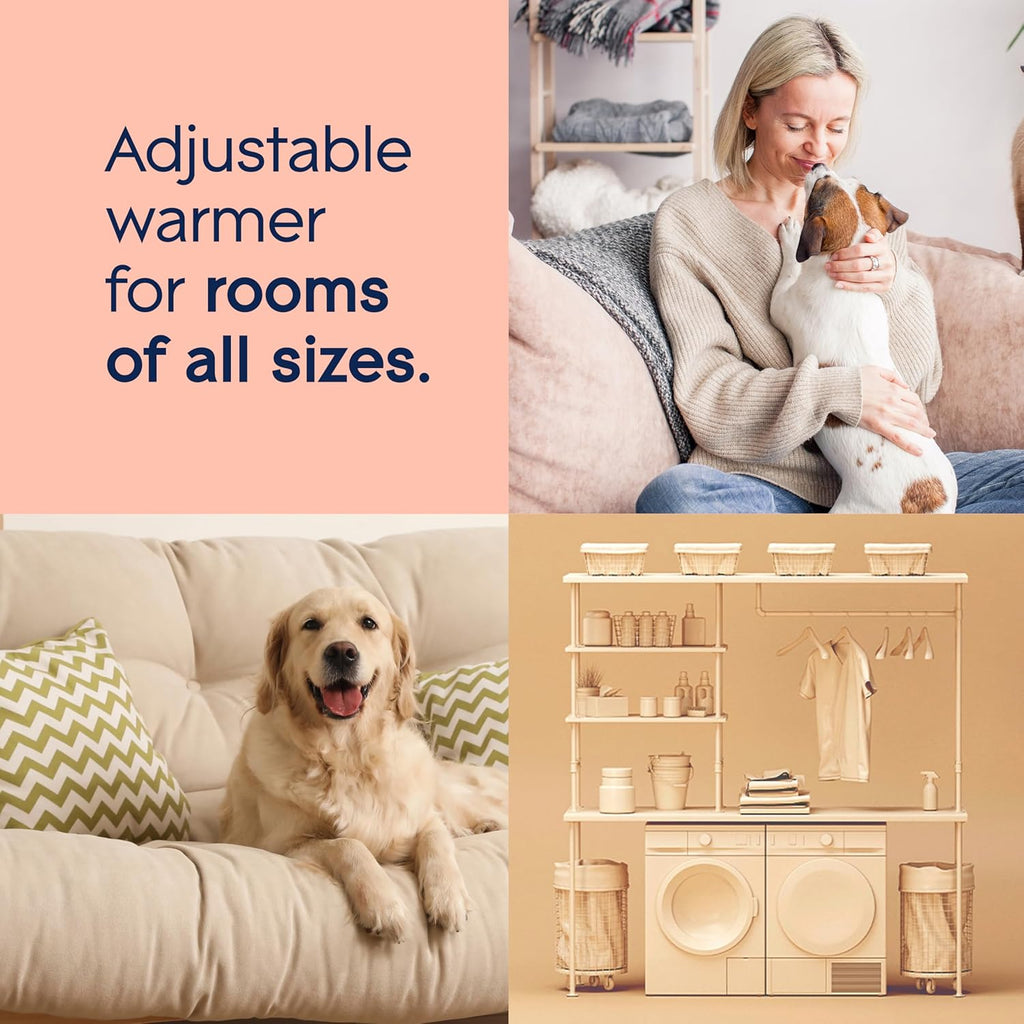 Plugins Refills Air Freshener Starter Kit, Pet Fresh Scent, Scented and Essential Oils for Home and Bathroom, 0.67 Fl Oz, 1 Warmer + 1 Refill
