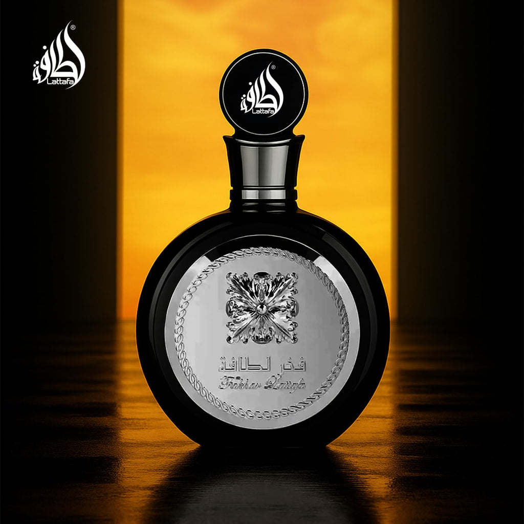 Fakhar - Fresh, Fruity, Bergamot, Amber Wood - Eau De Parfum Long-Lasting Fragrance for Men, 3.40 Ounce / 100 Ml