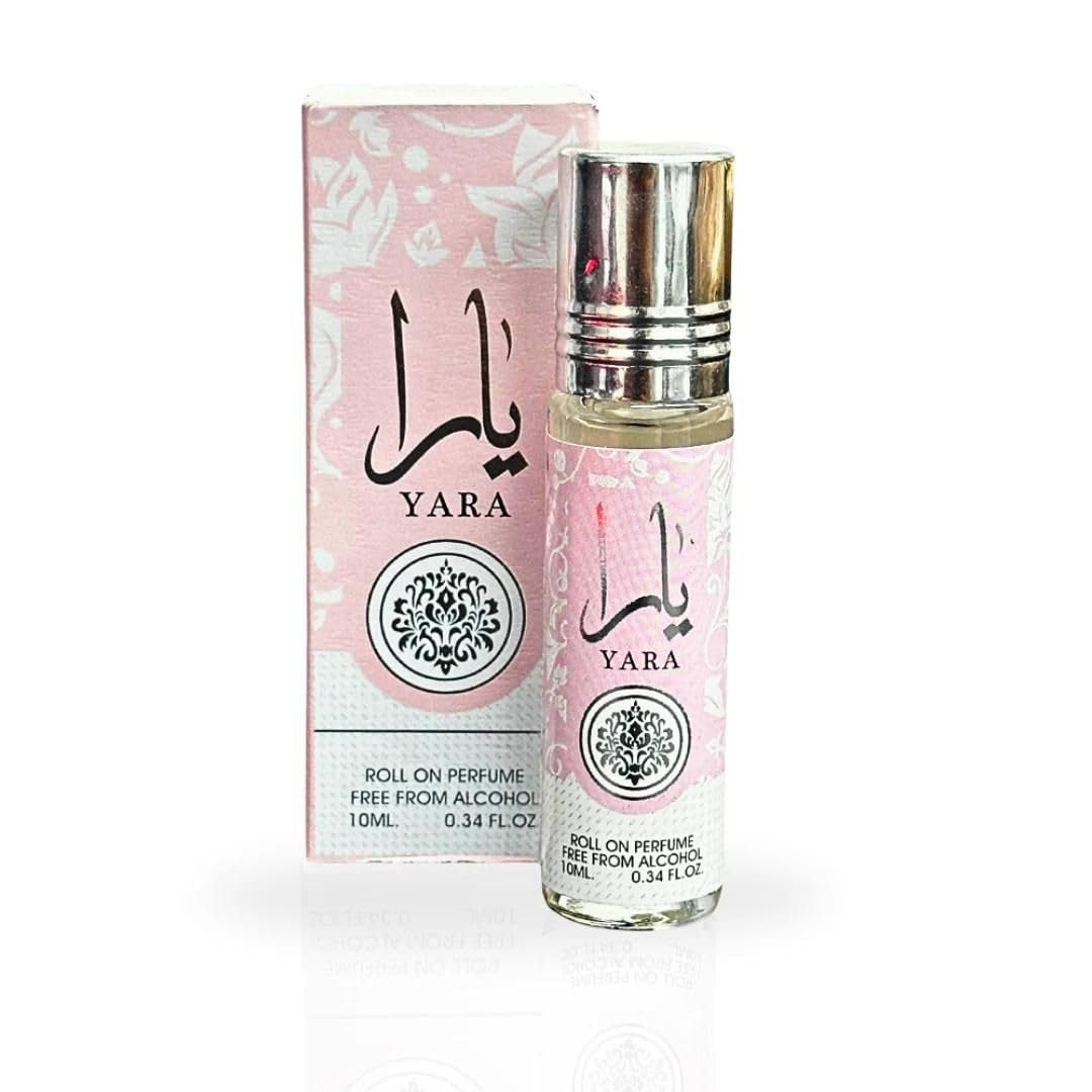 Yara Perfume Roller for Women, 0.34 Ounce