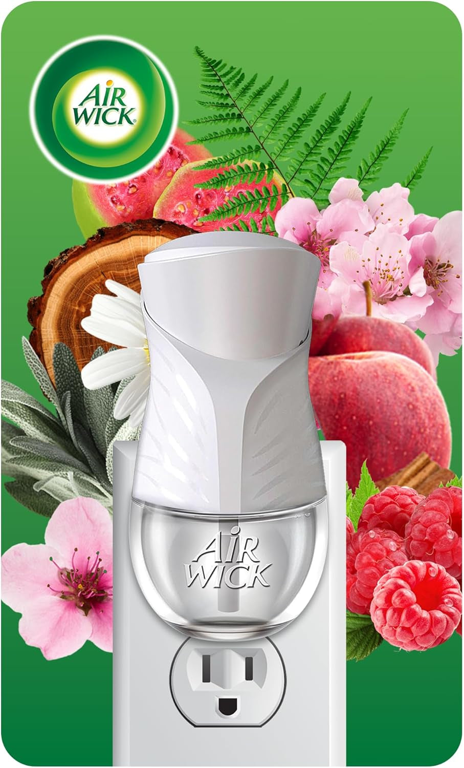 Plug in Scented Oil Warmer, White, 1 Count, Essential Oils, Air Freshener