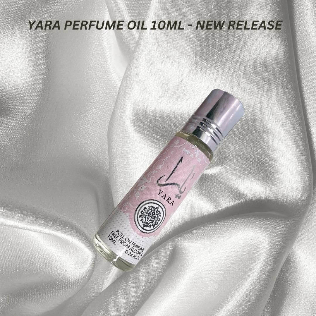 Yara Perfume Roller for Women, 0.34 Ounce