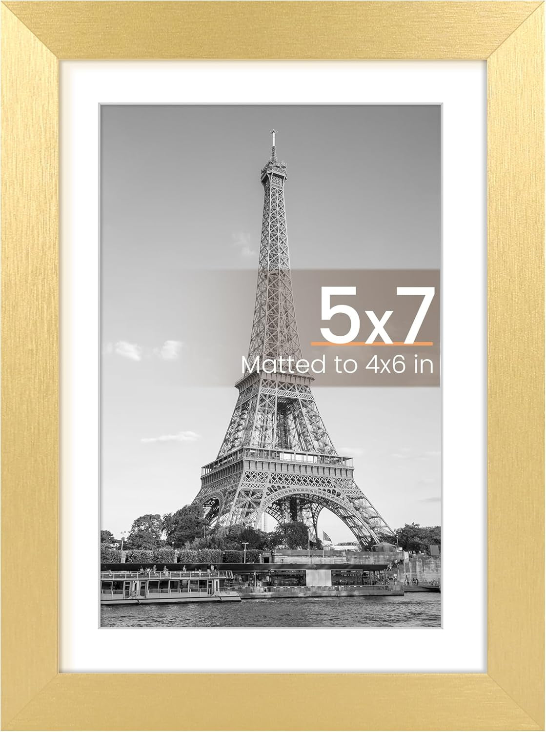 11x14 Black Picture Frame – Wall Hanging with Mat Option