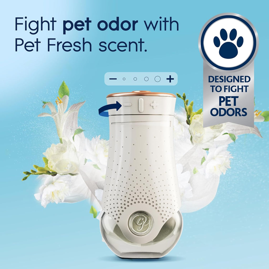 Plugins Refills Air Freshener, Pet Fresh Scent, Scented and Essential Oils for Home and Bathroom, 0.67 Fl Oz, 5 Count