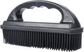 Rubber Pet Hair Removal Brush Lint & Cat Dog Hair Remover Brush Pet Silicone Lint and Debris Remover for Cleaning, Grooming, Home,Black