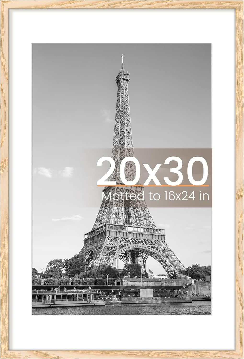 11x14 Black Picture Frame – Wall Hanging with Mat Option