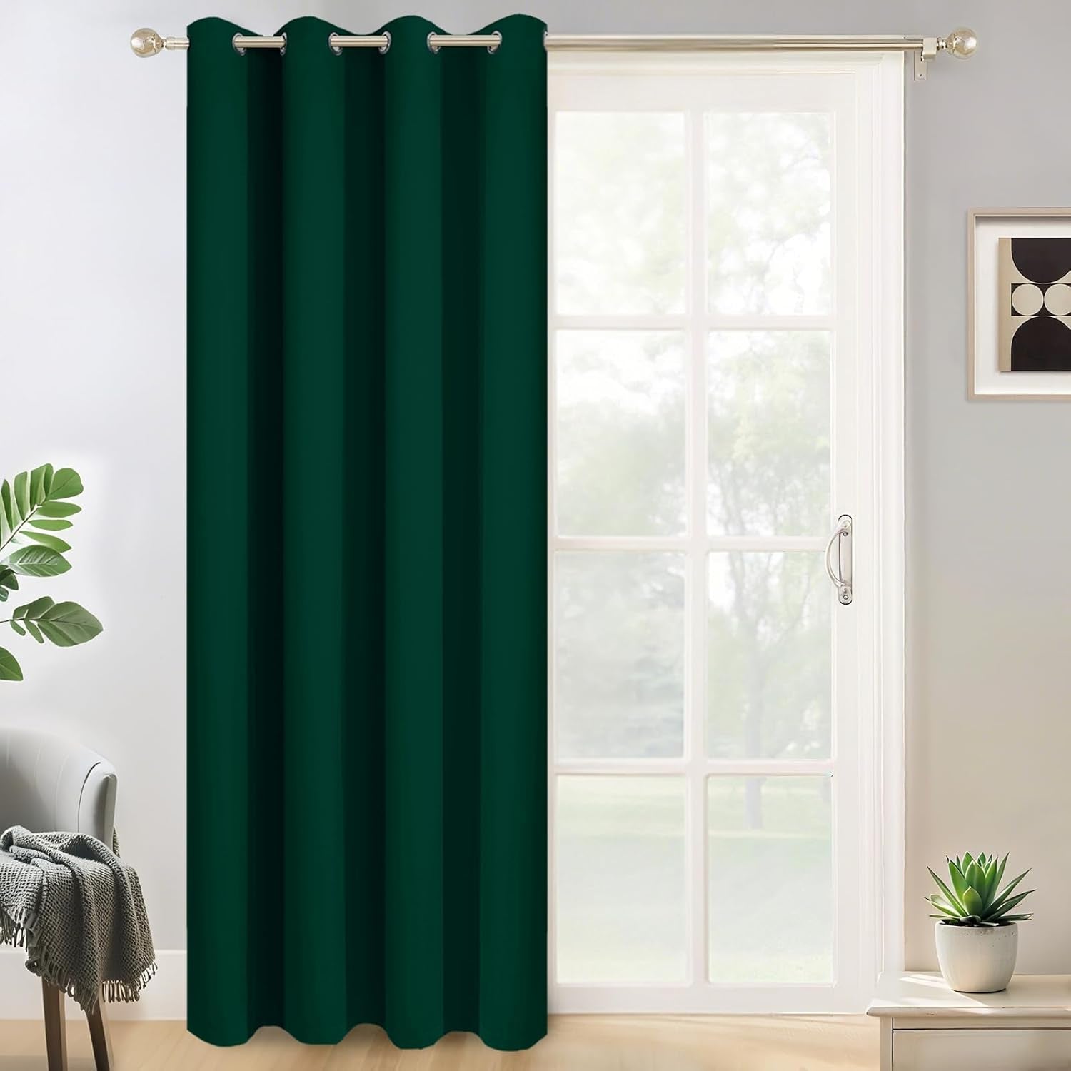 Room Darkening Gray Blackout Curtains 84 Inch Long Light Blocking Thermal Insulated Window Treatment Grommet Drapes for Bedroom Living Room, 52W X 84L, Grey Curtains, 2 Panels