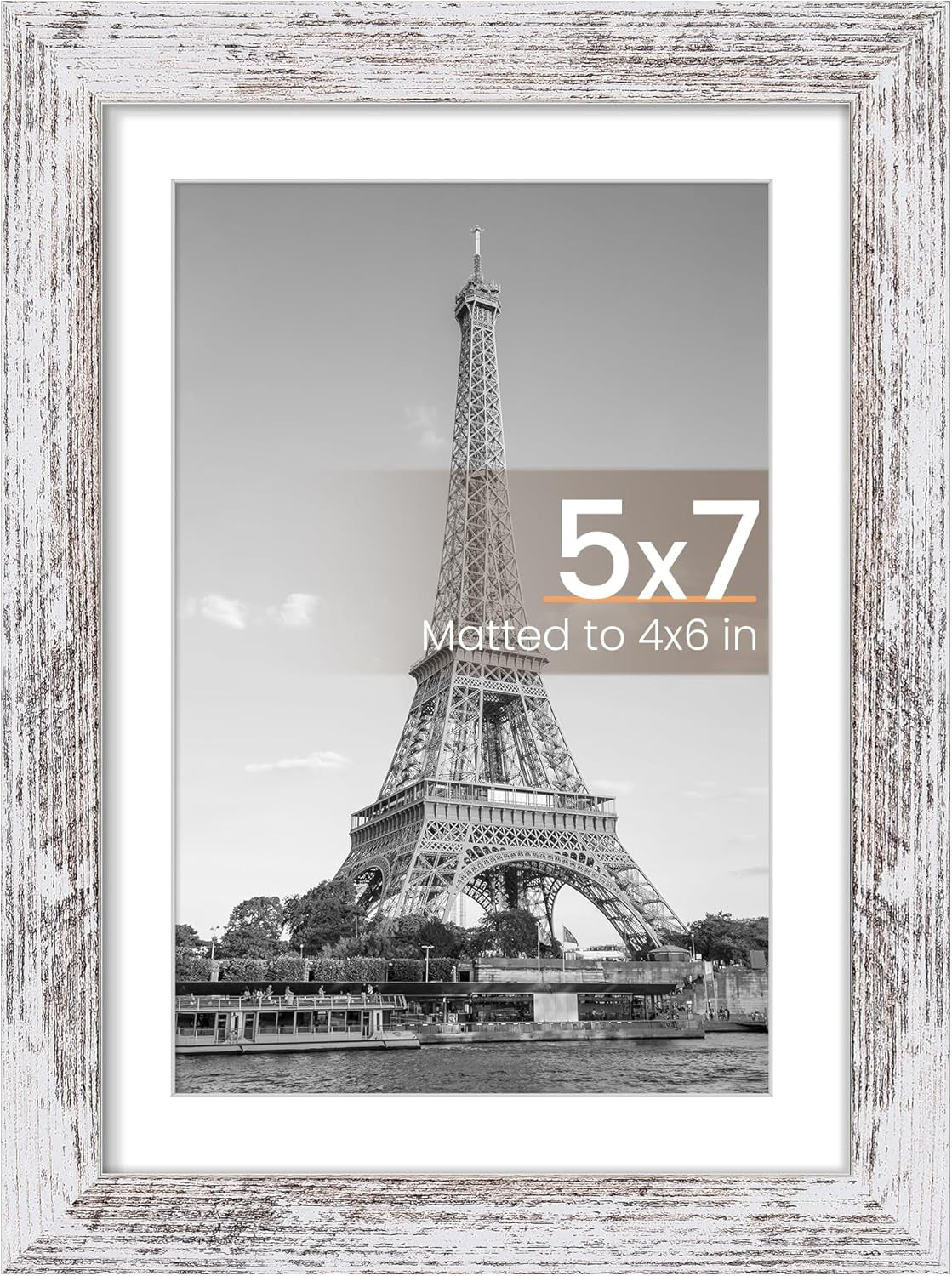 11x14 Black Picture Frame – Wall Hanging with Mat Option